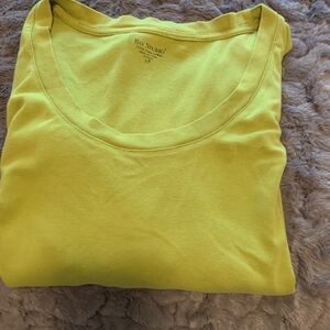 Bay Studio Women's Bright Yellow Short Sleeve Tee